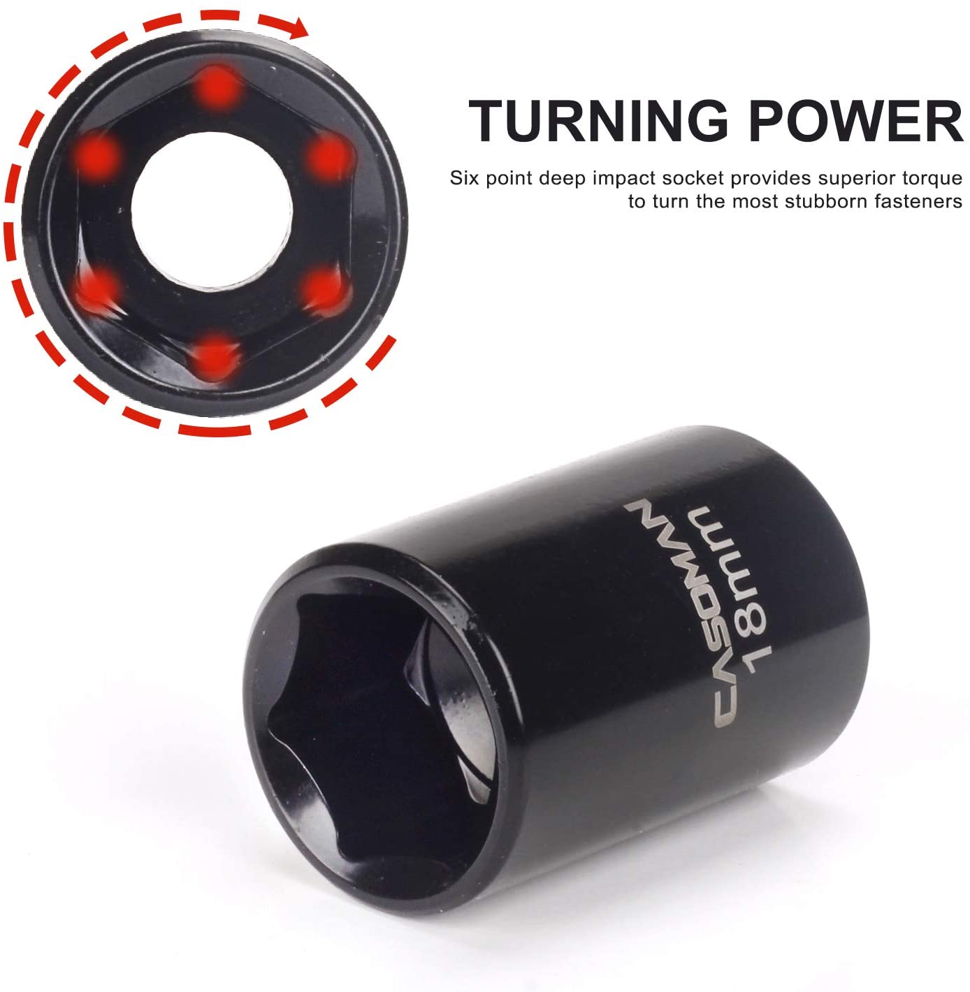 Hexagon Drive Socket Chrome Plated MTX