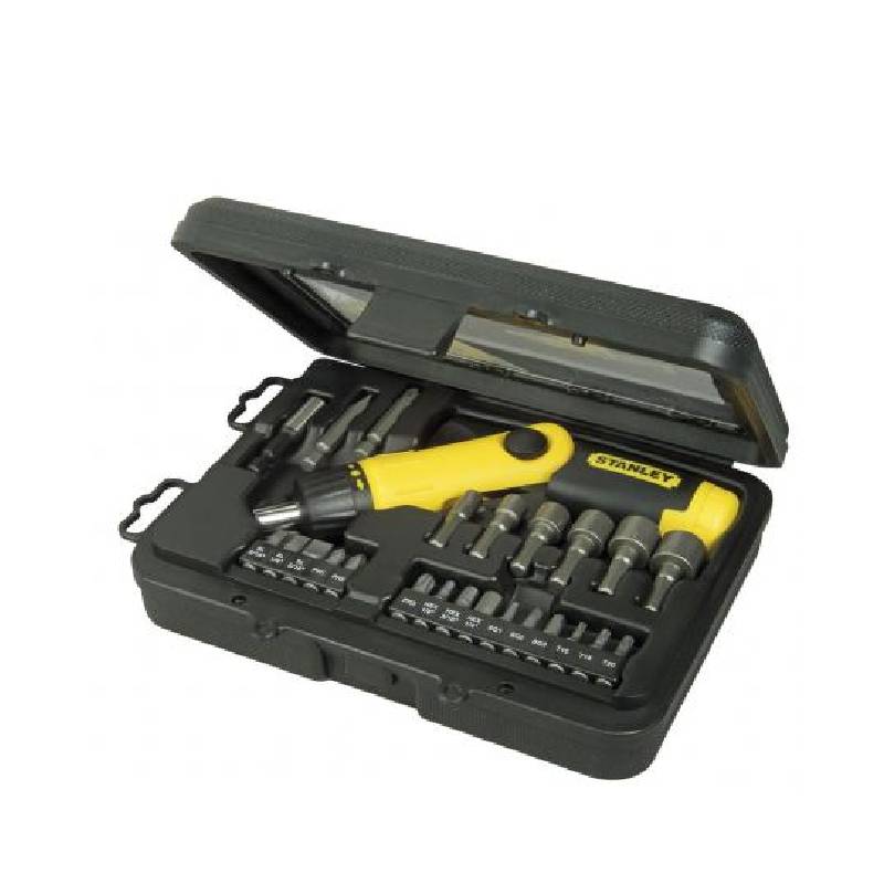 25 PIECES SET PISTOL GRIP - RATCHETING SCREWDRIVERS 25 PIECES SET PISTOL GRIP - RATCHETING SCREWDRIVERS