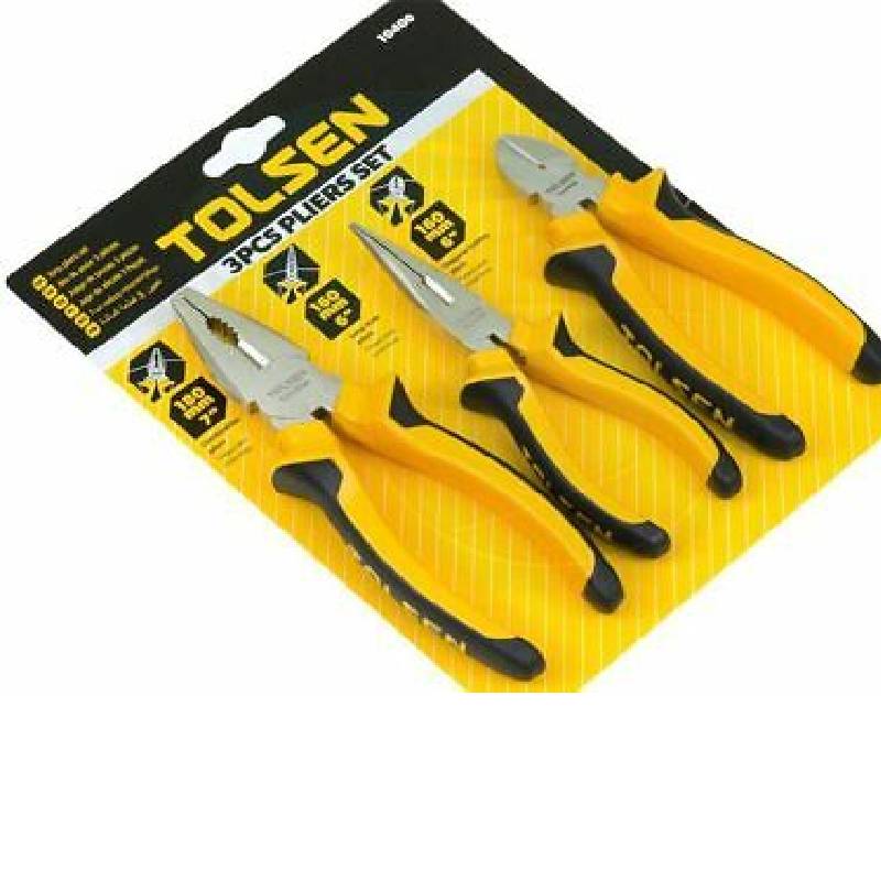 3 PIECES SET - BIMATERIAL PLIERS