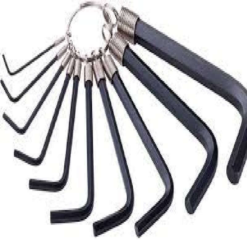 10 PIECES HEX KEY SET RING 10 PIECES HEX KEY SET RING