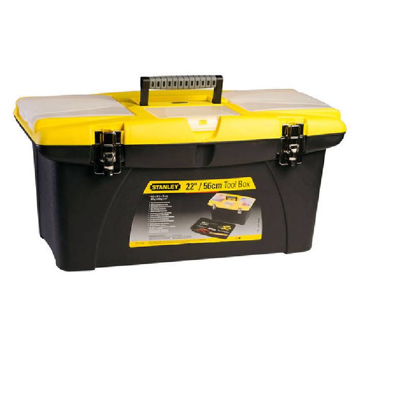 YELLOW & BLACK PLASTIC TOOLBOXES - ECON SERIES