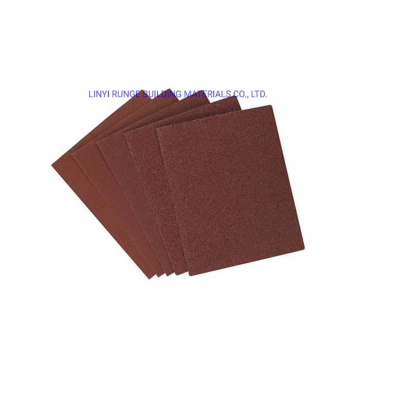 Sanding Sheet On A Fabric Basis