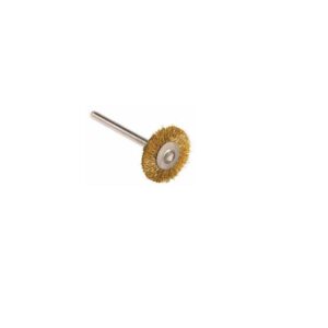 Drill Brush Flat With Brass Twisted Wire
