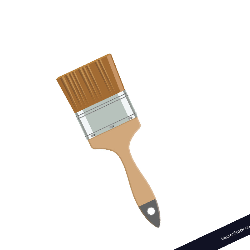 Flat brush