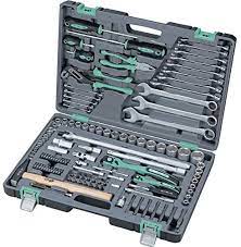 Tool Kit, 1/4 1/2 Cr-V, S2, Heavy-Duty Case Stels