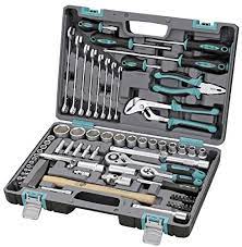 Tool Kit 1/4 1/2 ,CrV,In Plastic Case Stels