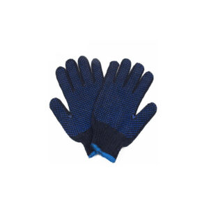 Cotton garden gloves with PVC point