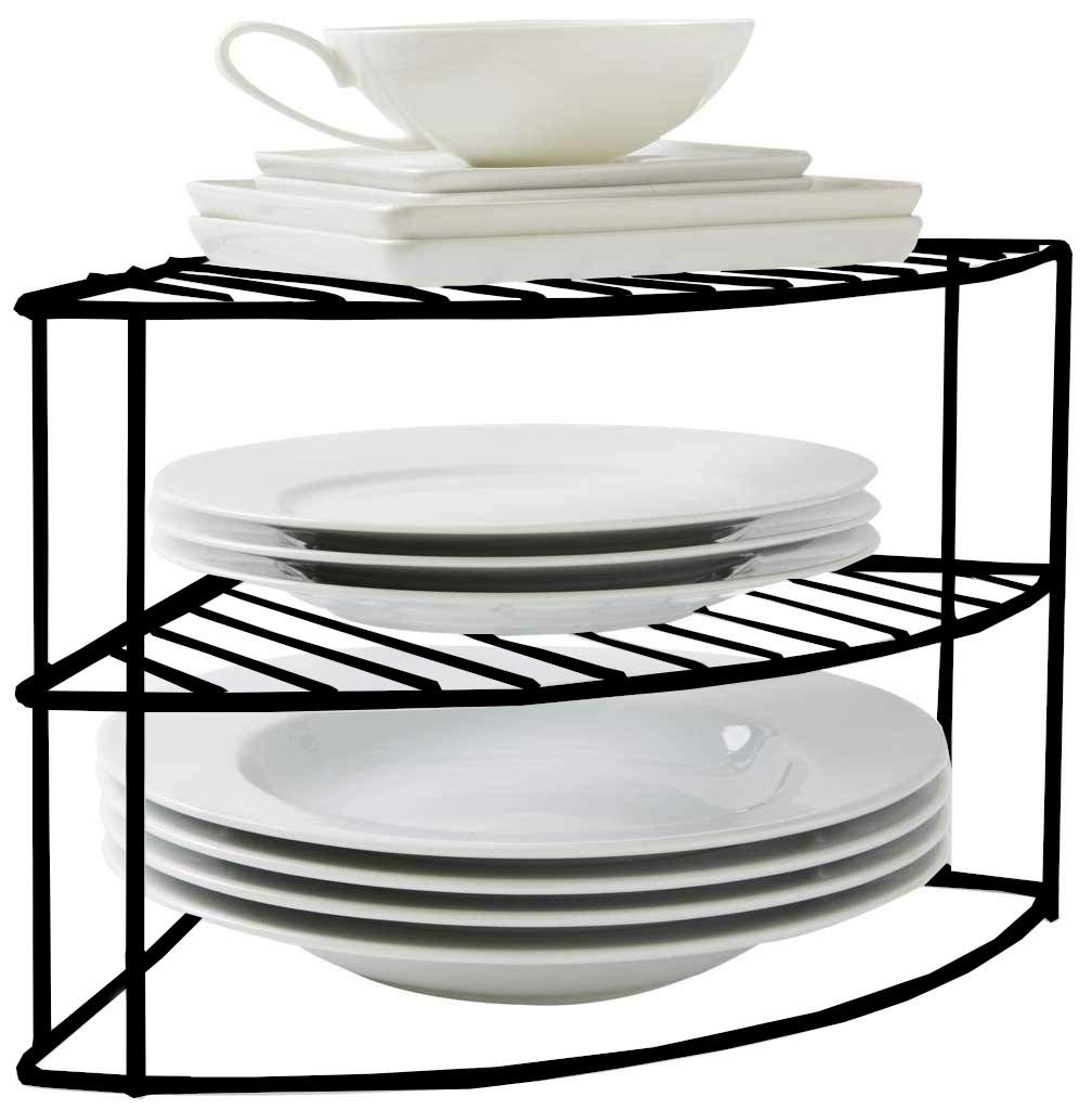 CORNER PLATE FOR SHELF