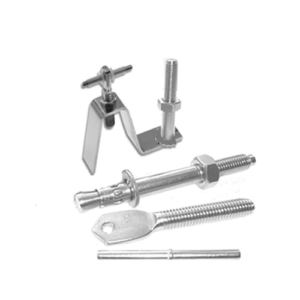 SS ANGLE MARBLE FIXING 30X60X2.5MM WITH BOLT 6MM