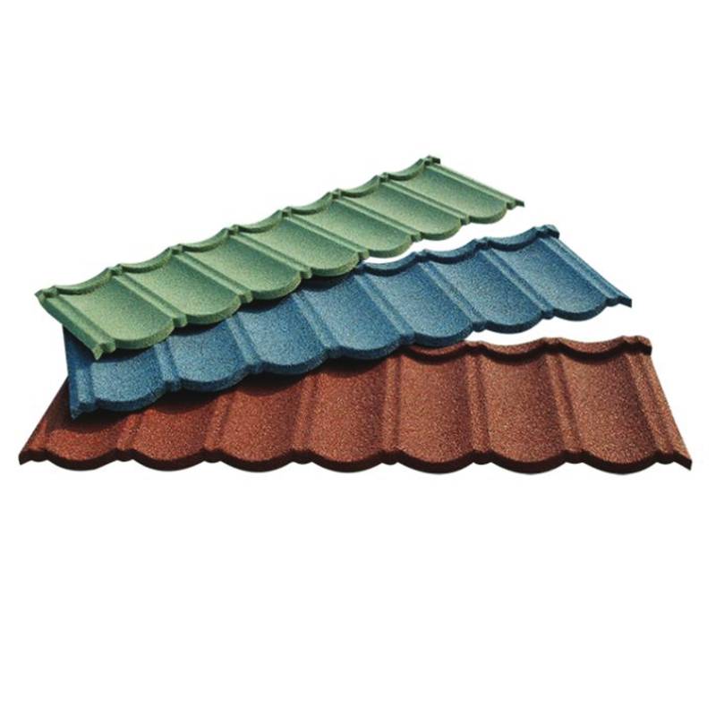 STONE CHIPPED METAL ROOFING