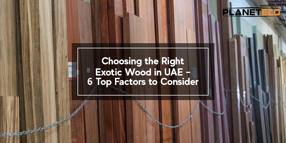 Choosing the Right Exotic Wood in UAE – 6 Top Factors to Consider