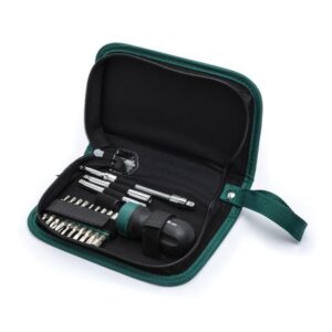 25 Pc. Ratcheting Stubby Screwdriver Set
