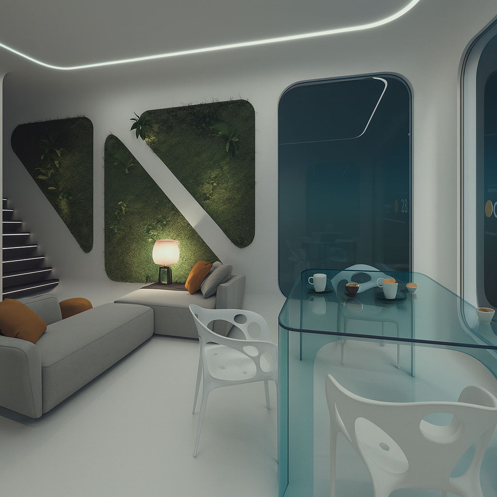 Bio-Futuristic-Interior