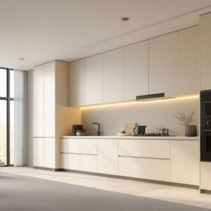 IVORY GLOW MINIMAL LUXE KITCHEN