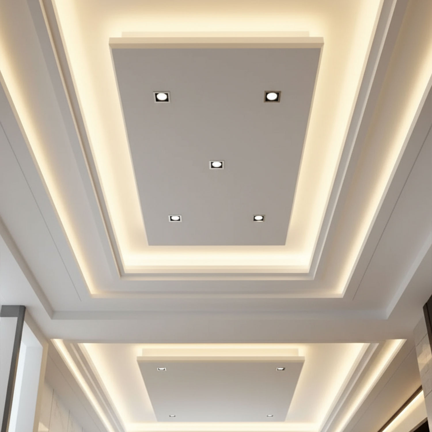 Layered-LED-False-Ceiling-Design