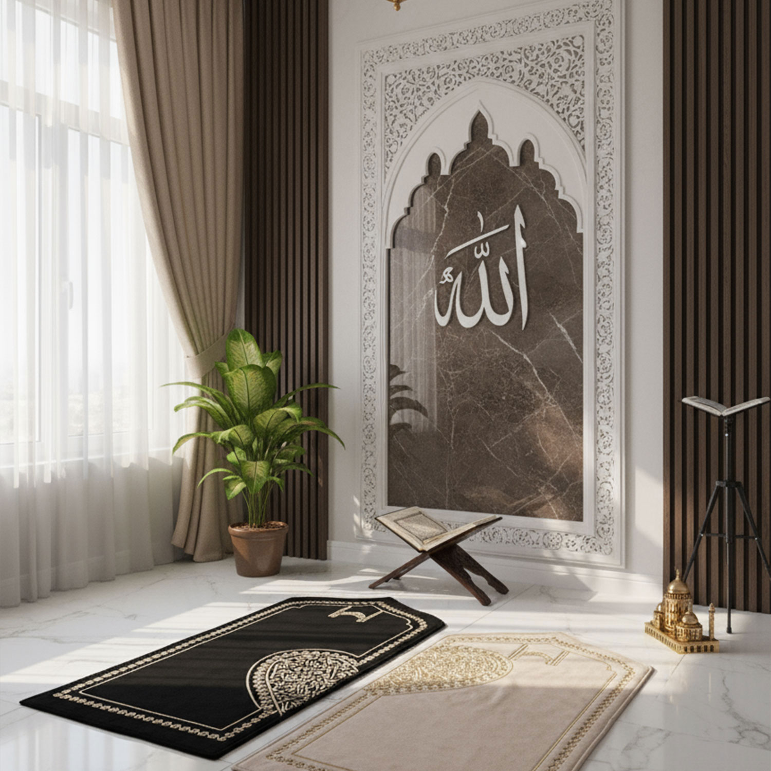 Luxurious-Marble-Prayer-Wall