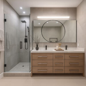 MIDNIGHT LUXE DUAL VANITY RETREAT