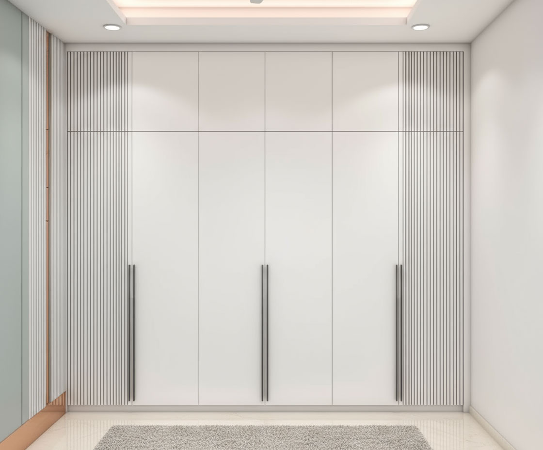 Modern-4-Door-Off-White-Swing-Wardrobe-Design-With-Vertical-Groove-Accents