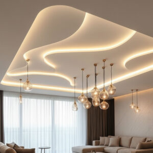 MODERN FLOW CEILING DESIGN
