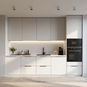 PURE ESSENCE MINIMAL WHITE KITCHEN