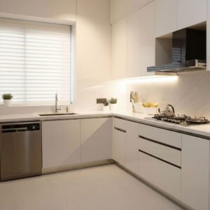 SANDSTONE ELEGANCE MARBLE BACKSPLASH KITCHEN