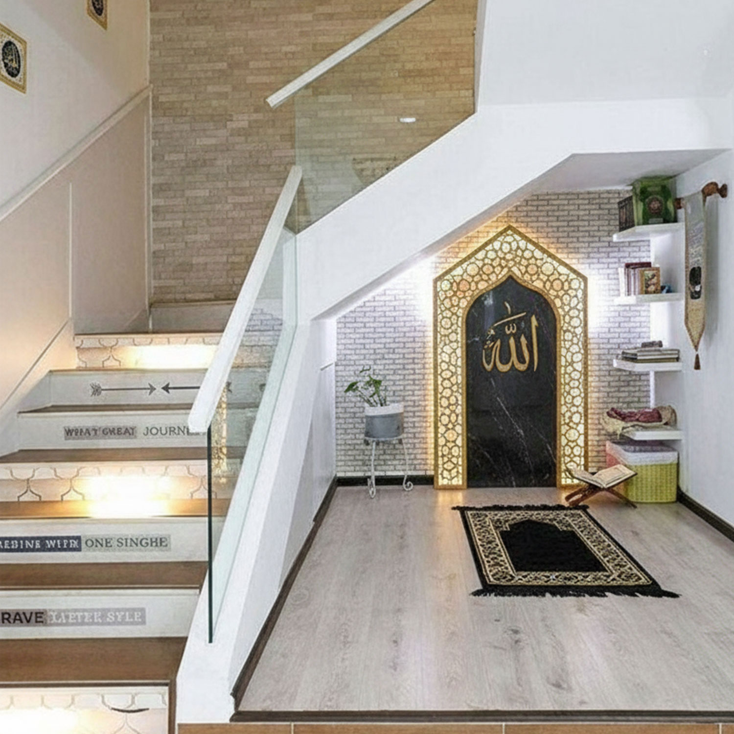 Under-Stair-Prayer-Nook
